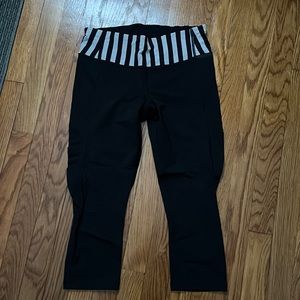 Lululemon crop 17” leggings sz 6